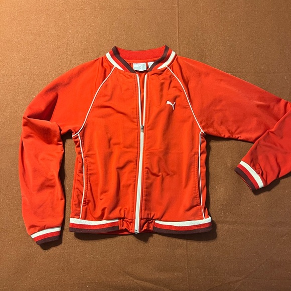 Puma Red Jacket with White Accents - Picture 16 of 16